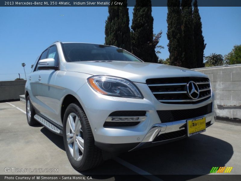 Iridium Silver Metallic / Grey 2013 Mercedes-Benz ML 350 4Matic