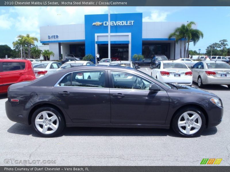 Mocha Steel Metallic / Cocoa/Cashmere 2010 Chevrolet Malibu LS Sedan
