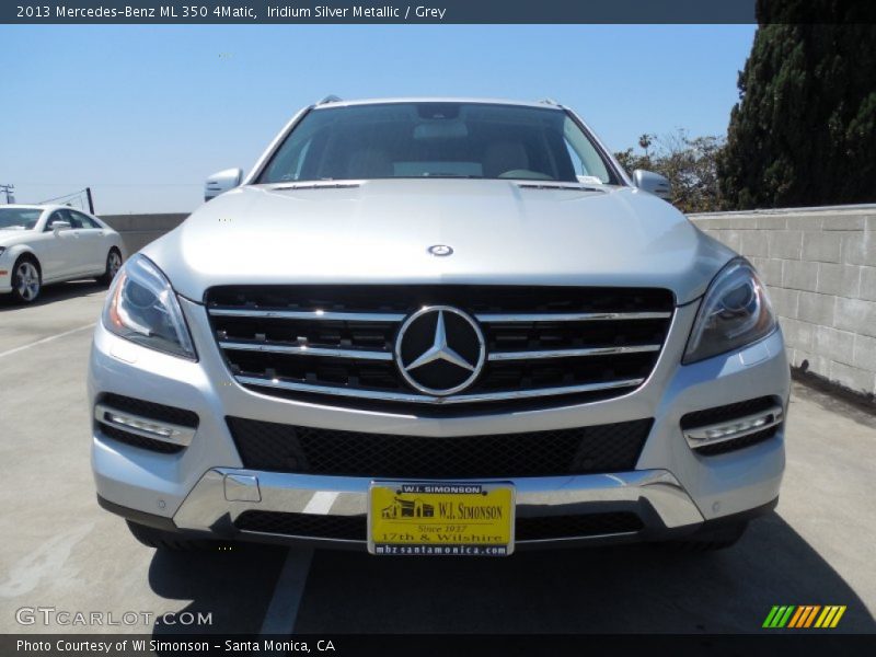 Iridium Silver Metallic / Grey 2013 Mercedes-Benz ML 350 4Matic