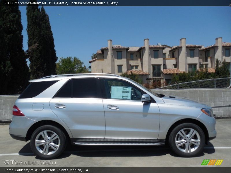 Iridium Silver Metallic / Grey 2013 Mercedes-Benz ML 350 4Matic