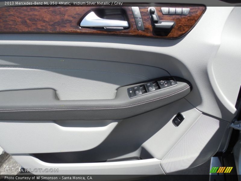 Iridium Silver Metallic / Grey 2013 Mercedes-Benz ML 350 4Matic