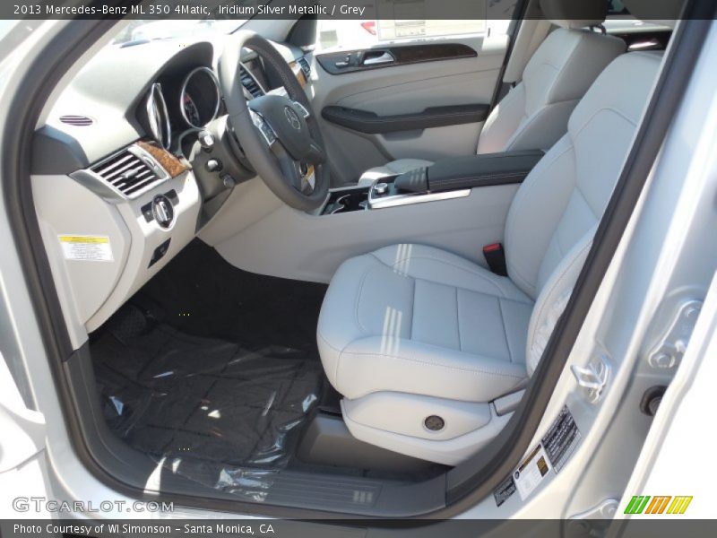 Iridium Silver Metallic / Grey 2013 Mercedes-Benz ML 350 4Matic