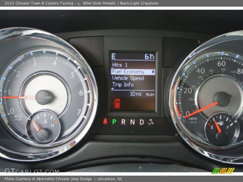 Billet Silver Metallic / Black/Light Graystone 2013 Chrysler Town & Country Touring - L