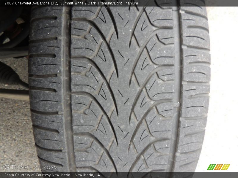 Summit White / Dark Titanium/Light Titanium 2007 Chevrolet Avalanche LTZ