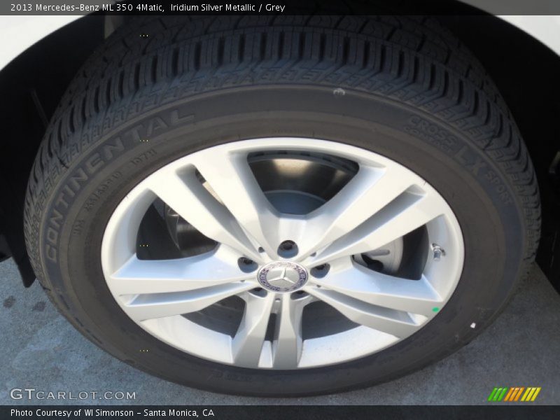 Iridium Silver Metallic / Grey 2013 Mercedes-Benz ML 350 4Matic