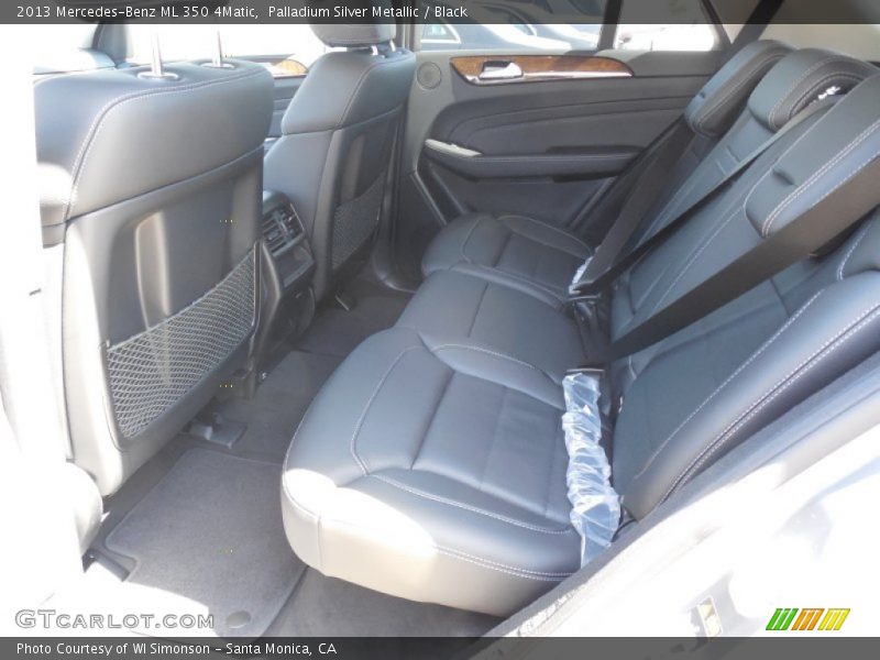 Palladium Silver Metallic / Black 2013 Mercedes-Benz ML 350 4Matic