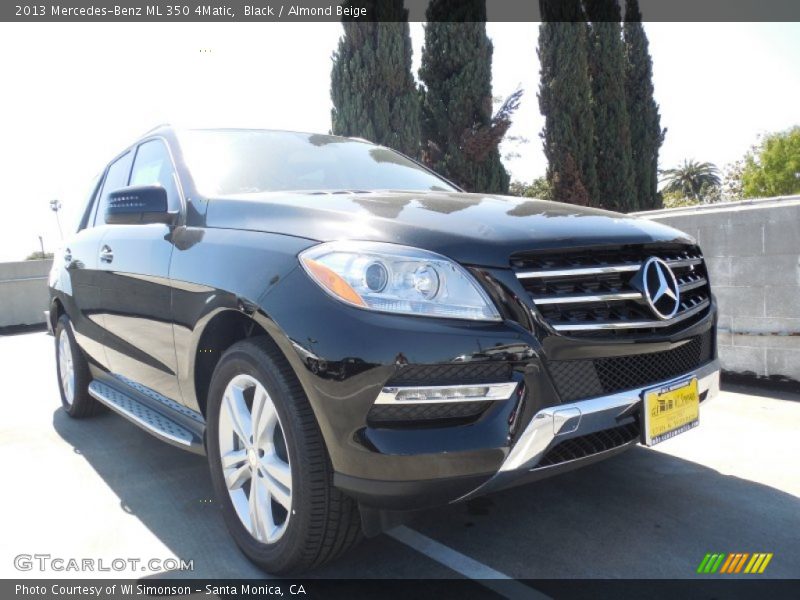 Black / Almond Beige 2013 Mercedes-Benz ML 350 4Matic