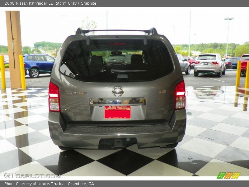 Storm Gray / Graphite 2008 Nissan Pathfinder LE