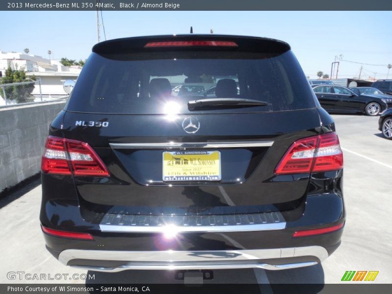 Black / Almond Beige 2013 Mercedes-Benz ML 350 4Matic