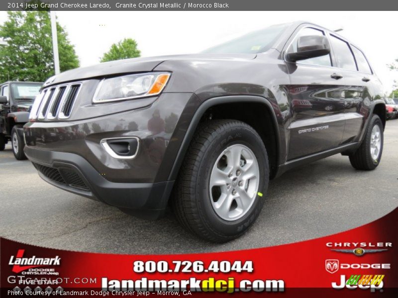 Granite Crystal Metallic / Morocco Black 2014 Jeep Grand Cherokee Laredo