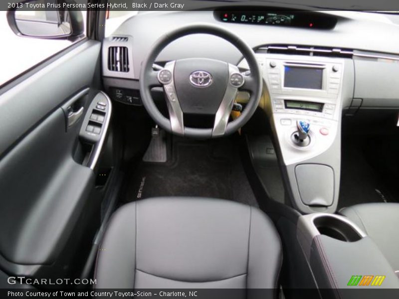 Dashboard of 2013 Prius Persona Series Hybrid