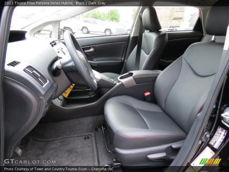  2013 Prius Persona Series Hybrid Dark Gray Interior
