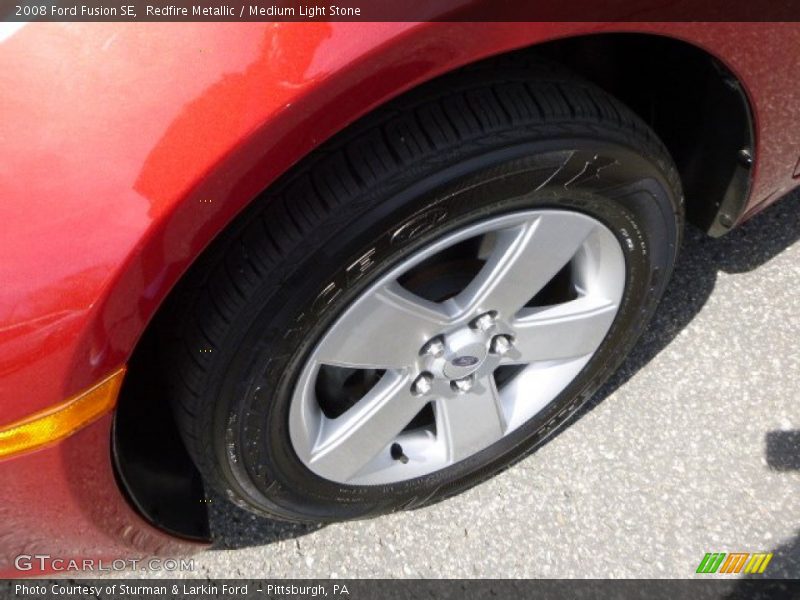 Redfire Metallic / Medium Light Stone 2008 Ford Fusion SE
