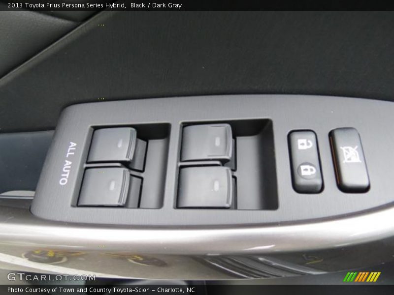 Controls of 2013 Prius Persona Series Hybrid