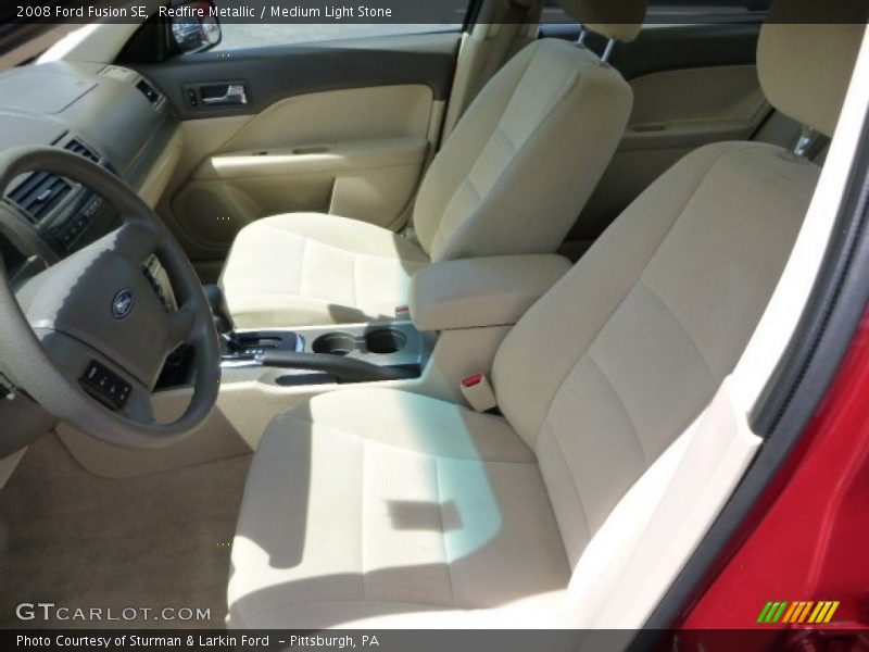 Redfire Metallic / Medium Light Stone 2008 Ford Fusion SE