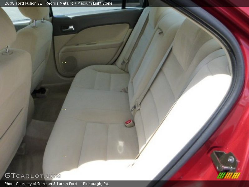 Redfire Metallic / Medium Light Stone 2008 Ford Fusion SE