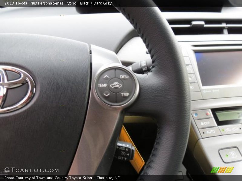 Controls of 2013 Prius Persona Series Hybrid