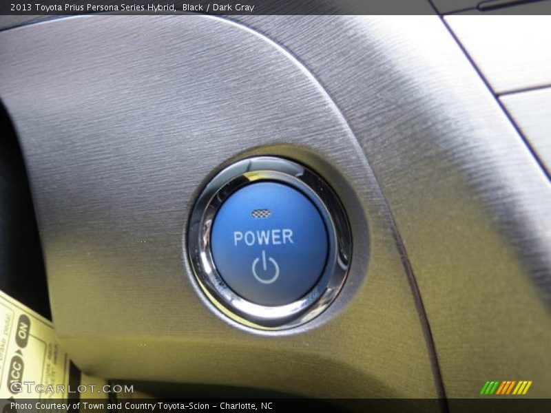 Controls of 2013 Prius Persona Series Hybrid