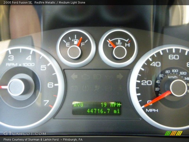 Redfire Metallic / Medium Light Stone 2008 Ford Fusion SE