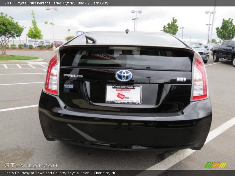 Black / Dark Gray 2013 Toyota Prius Persona Series Hybrid