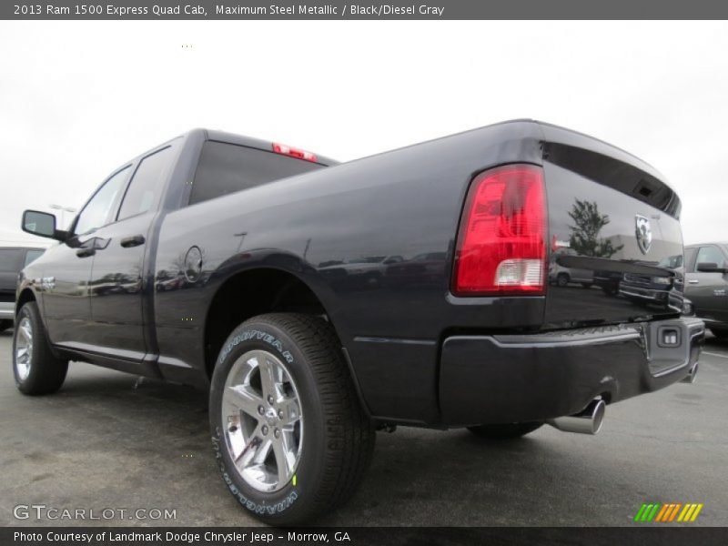 Maximum Steel Metallic / Black/Diesel Gray 2013 Ram 1500 Express Quad Cab