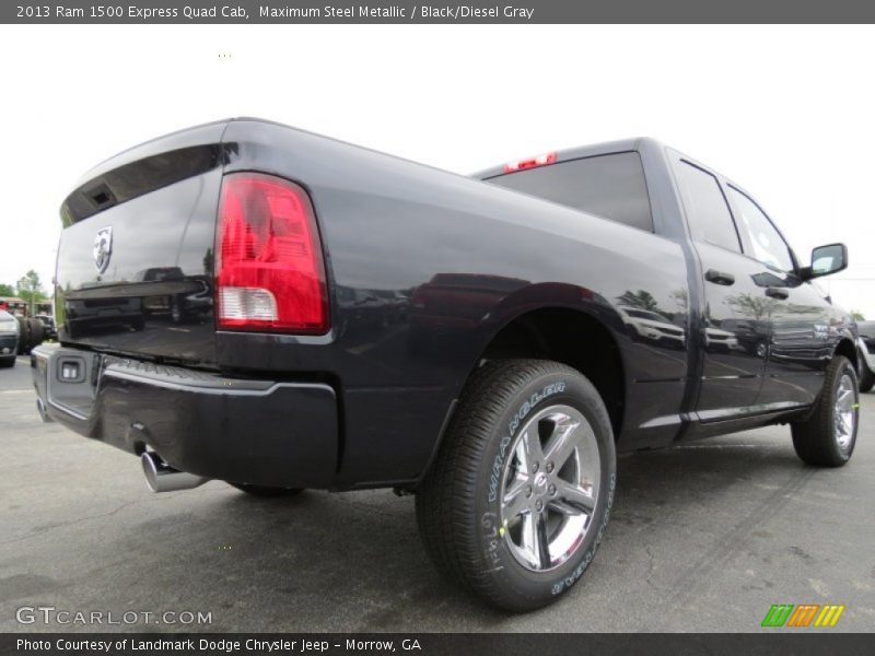 Maximum Steel Metallic / Black/Diesel Gray 2013 Ram 1500 Express Quad Cab