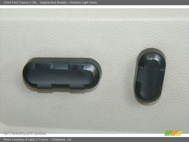 Sangria Red Metallic / Medium Light Stone 2009 Ford Taurus X SEL