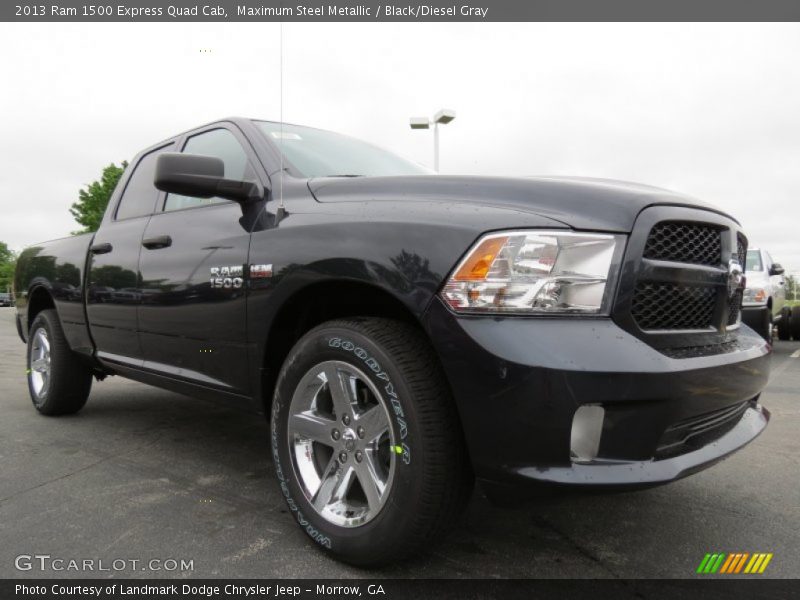 Maximum Steel Metallic / Black/Diesel Gray 2013 Ram 1500 Express Quad Cab