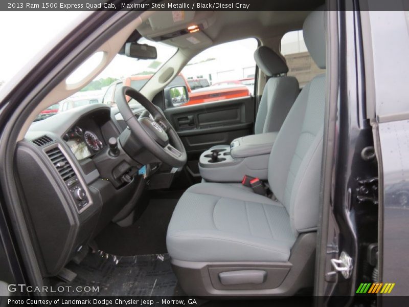 Maximum Steel Metallic / Black/Diesel Gray 2013 Ram 1500 Express Quad Cab