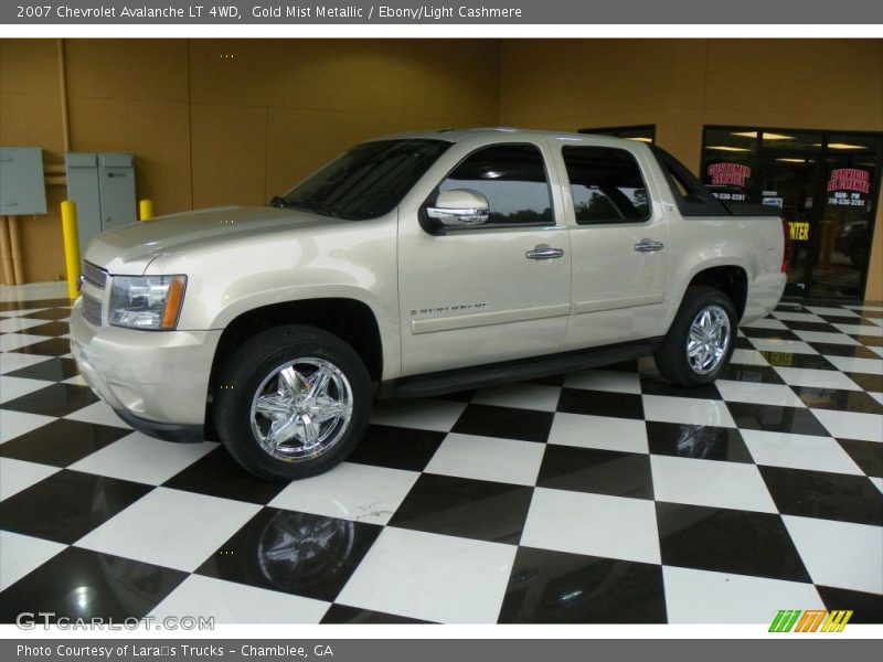 Gold Mist Metallic / Ebony/Light Cashmere 2007 Chevrolet Avalanche LT 4WD