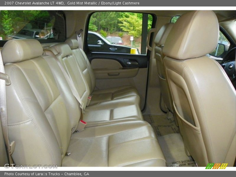 Gold Mist Metallic / Ebony/Light Cashmere 2007 Chevrolet Avalanche LT 4WD