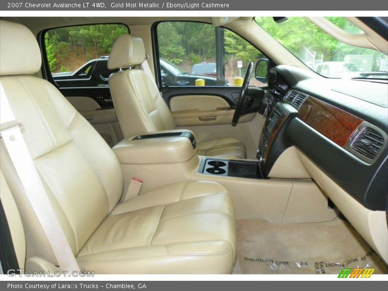 Gold Mist Metallic / Ebony/Light Cashmere 2007 Chevrolet Avalanche LT 4WD