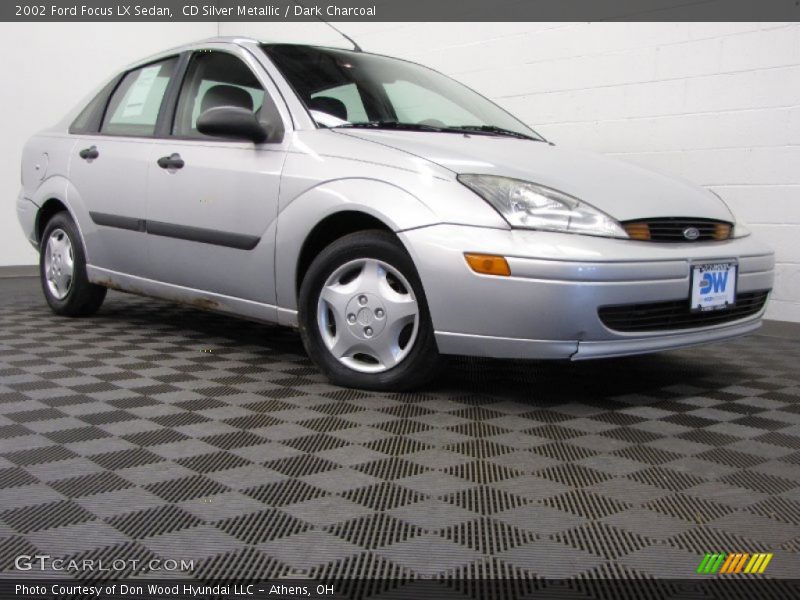 CD Silver Metallic / Dark Charcoal 2002 Ford Focus LX Sedan