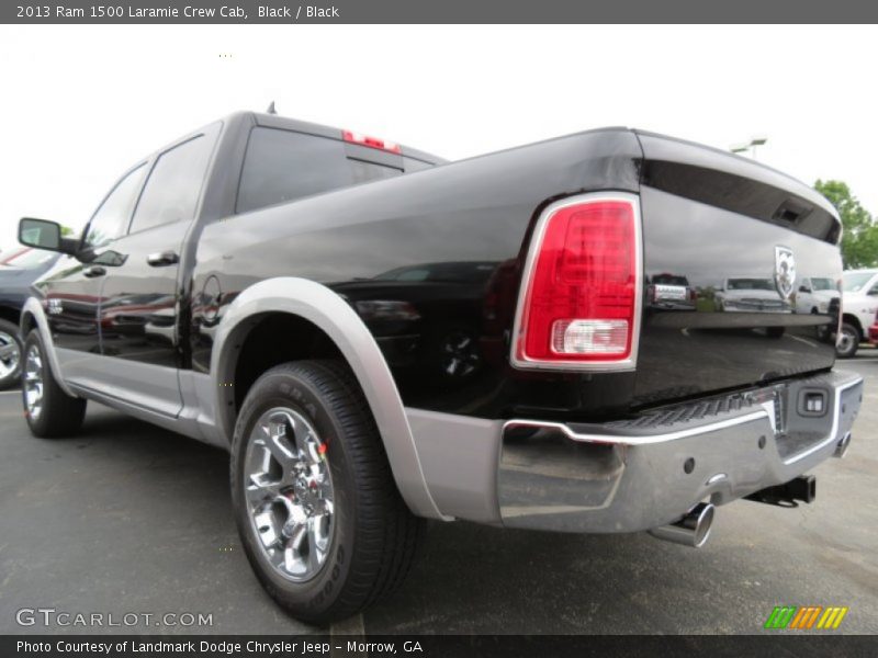 Black / Black 2013 Ram 1500 Laramie Crew Cab