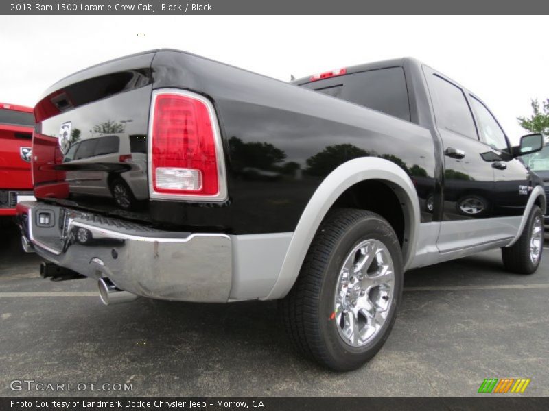 Black / Black 2013 Ram 1500 Laramie Crew Cab