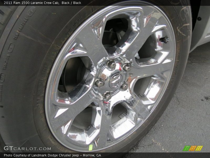 Black / Black 2013 Ram 1500 Laramie Crew Cab