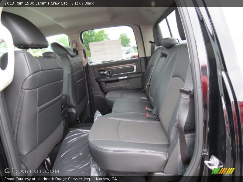 Black / Black 2013 Ram 1500 Laramie Crew Cab