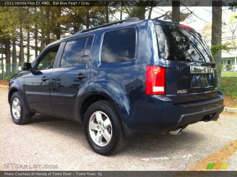 Bali Blue Pearl / Gray 2011 Honda Pilot EX 4WD