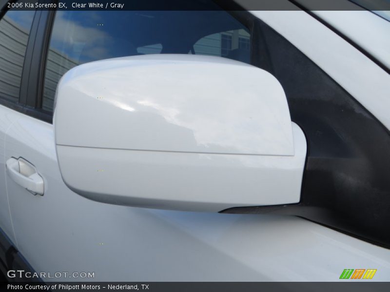 Clear White / Gray 2006 Kia Sorento EX