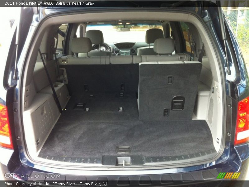 Bali Blue Pearl / Gray 2011 Honda Pilot EX 4WD