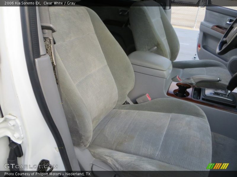 Clear White / Gray 2006 Kia Sorento EX