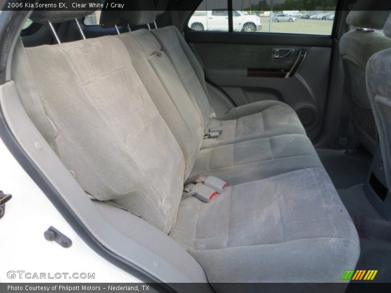 Clear White / Gray 2006 Kia Sorento EX