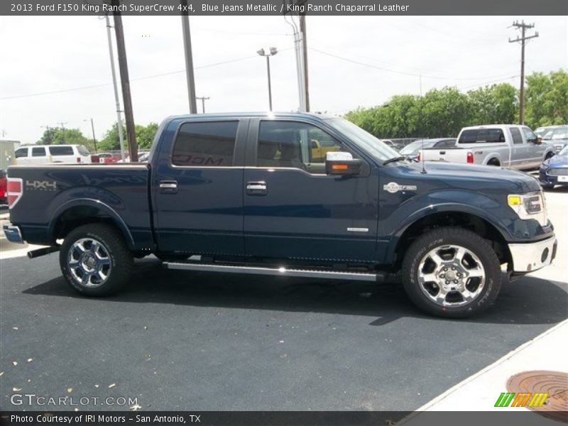 Blue Jeans Metallic / King Ranch Chaparral Leather 2013 Ford F150 King Ranch SuperCrew 4x4