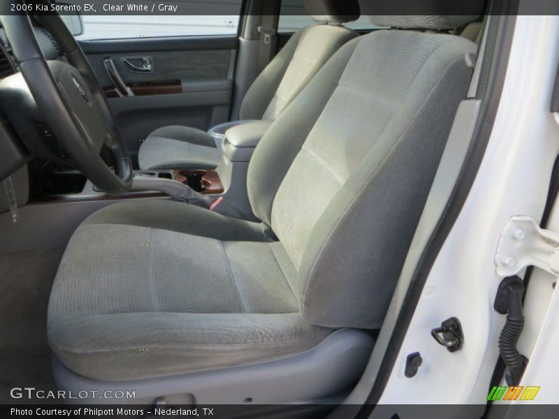 Clear White / Gray 2006 Kia Sorento EX