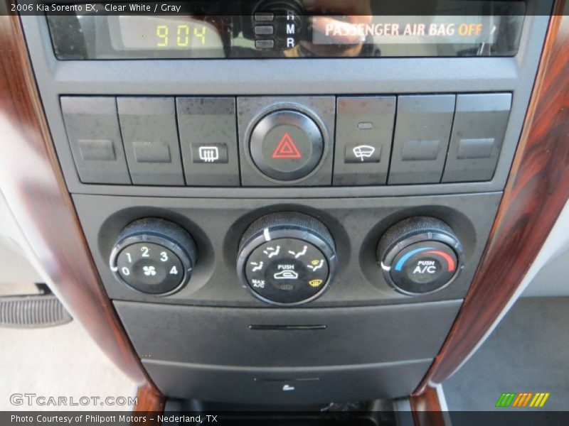 Clear White / Gray 2006 Kia Sorento EX