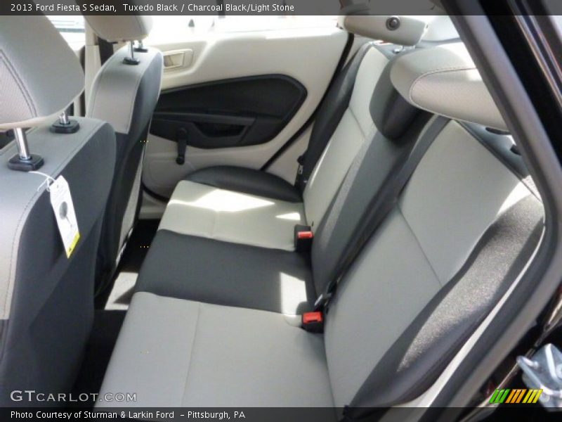 Tuxedo Black / Charcoal Black/Light Stone 2013 Ford Fiesta S Sedan