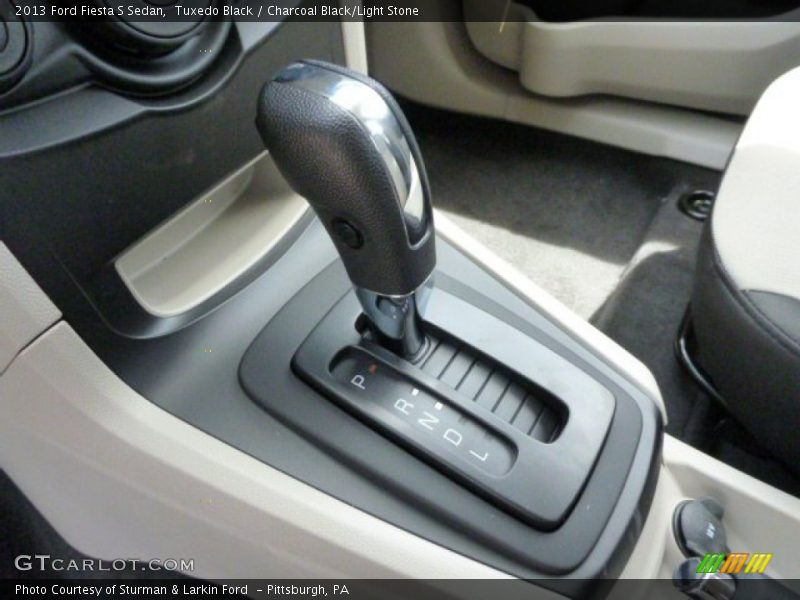 Tuxedo Black / Charcoal Black/Light Stone 2013 Ford Fiesta S Sedan