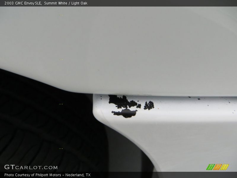 Summit White / Light Oak 2003 GMC Envoy SLE