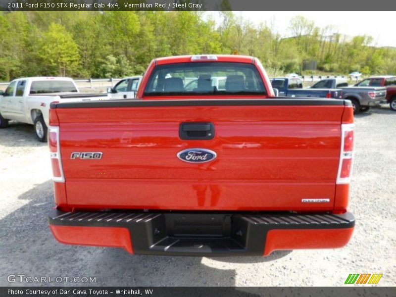 Vermillion Red / Steel Gray 2011 Ford F150 STX Regular Cab 4x4