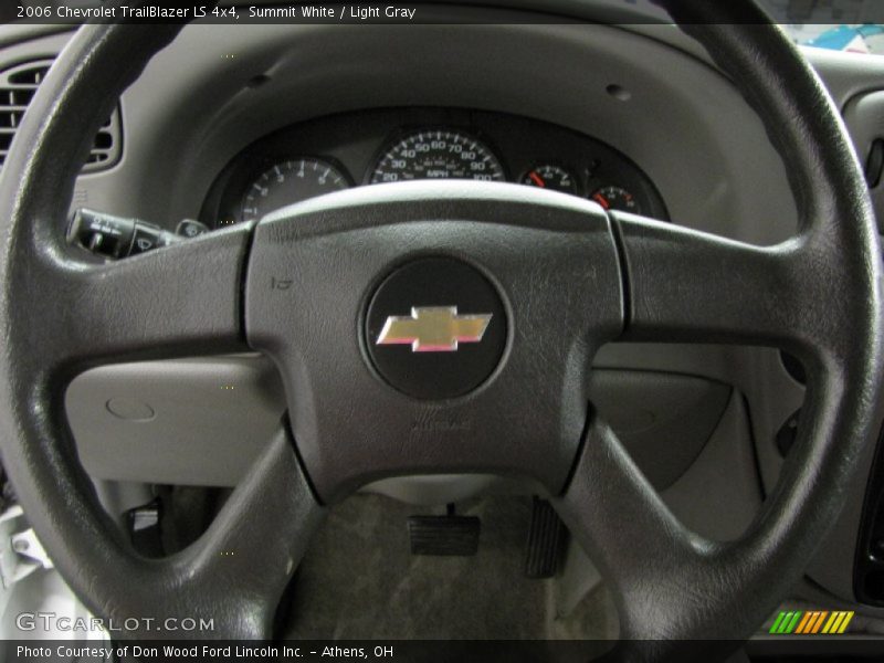 Summit White / Light Gray 2006 Chevrolet TrailBlazer LS 4x4